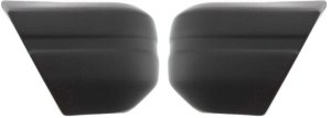 Front Bumper End Pair/Set for Jeep Cherokee 1984-1996, Right (Passenger) and Left (Driver), Textured Replacement