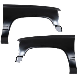 Pair/Set - Front Fender for Chevrolet C/K Full Size Pickup 1988-2000, Right (Passenger) and Left (Driver), Primed (Ready to Paint) Replacement Set