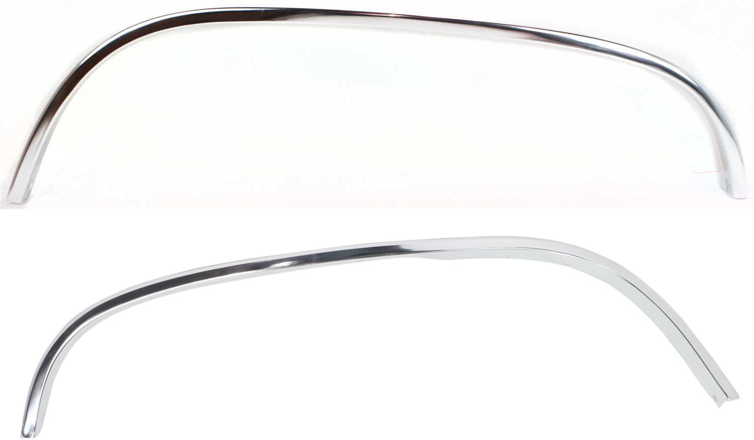 Front Wheel Opening Molding Pair/Set for Chevrolet C/K Full Size Pickup 1988-2002, Right (Passenger) and Left (Driver), Chrome Replacement