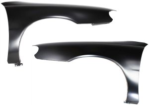Front Fender Pair/Set for Chevrolet Classic 2004-2005 / Malibu 1997-2003, Right (Passenger) and Left (Driver) Replacement