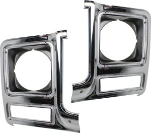 Headlight Pair/Set for Chevrolet C/K Full Size Pickup 1979-1980, Right (Passenger) and Left (Driver) Doo4, Replacement