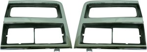 Headlight Door Pair/Set for 1989 Chevrolet R2500, 1989-1991 R3500, Right (Passenger) and Left (Driver) Replacement