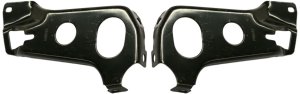 Front Bumper Mounting Bracket Pair/Set for 1986-1992 Nissan Pickup, Right (Passenger) and Left (Driver) 4WD (Four-Wheel Drive) Replacement