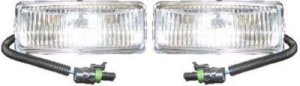 Front Fog Light Assembly for Nissan Pathfinder (1987-1995) and 240SX (1989-1994), Right (Passenger) and Left (Driver), 2-Piece Replacement Set