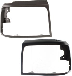 Headlight Door Pair/Set for Ford F-Series 1992-1997, Right (Passenger) and Left (Driver) Replacement, Suitable for F-150, F-250, F-350