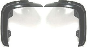 Grille Extension Pair/Set for Ford Ranger 1995-1997, Includes Right (Passenger) and Left (Driver) Side Marker Trim, Ptd-Black, Flareside Replacement