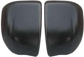Front Bumper End Pair/Set for 1993-1996 Nissan Pickup, Right (Passenger) and Left (Driver) Outer, Painted, Replacement