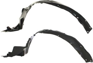Front Fender Liner Pair/Set for Honda Civic 1996-2000, Right (Passenger) and Left (Driver) Side Replacement