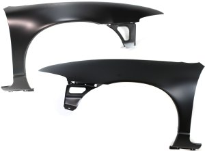 Front Fender Pair/Set for Pontiac Grand Prix 1997-2003, Right (Passenger) and Left (Driver), Primed (Ready to Paint) Replacement
