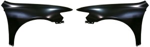 Front Fender Pair/Set for 2004-2008 TSX, Right (Passenger) and Left (Driver), Primed (Ready to Paint), Replacement