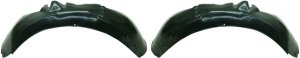 Front Fender Liner Pair/Set for Audi A4 2007-2009, S4 2002-2009, includes Right (Passenger) and Left (Driver) Replacement
