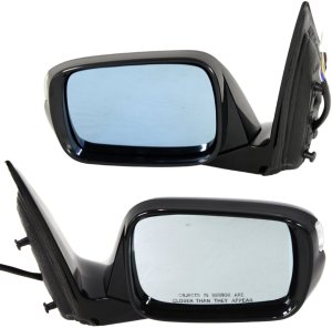 Mirror Pair/Set for Acura MDX 2007-2009, Right (Passenger) and Left (Driver), Power Control, Manual Folding, Heated, Paintable, Without Power Liftgate - Replacement