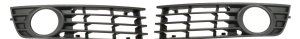 Pair/Set - Front Fog Light Molding for Audi A4/S4 2002-2005, Right (Passenger) & Left (Driver), Paint to Match, Type 1, Excluding Cabrio Model, Replacement