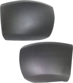 Front Bumper End Pair/Set for Chevrolet Silverado 1500 2007-2013, Right (Passenger) and Left (Driver), Textured Finish, without Fog Light Holes, Fits 2007 non-Classic Model Replacement