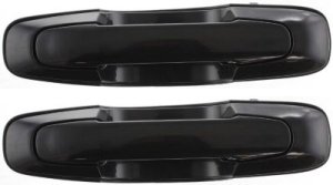 Front and Rear Door Handle Set for Chevrolet Grand Vitara 1999-2005 / XL-7 2002-2006, Left (Driver), Outside, Textured Black Replacement