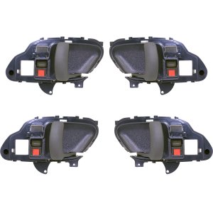 Inside Door Handle Pair/Set for Chevrolet C/K Full Size Pickup 1995-2000, Front and Rear, Right (Passenger) and Left (Driver), Blue, Pair/Set of 4, Replacement