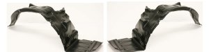 Front Fender Liner Pair/Set for Dodge Stratus 2003-2005, Right (Passenger) and Left (Driver), Replacement
