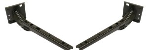 Rear Bumper Bracket Rail Extension Pair/Set for Chrysler Grand Caravan 2005-2020 and Country 2008-2016, Right (Passenger) and Left (Driver), Replacement