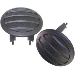 Fog Light Cover for Ford Escape 2008-2012, Right (Passenger) and Left (Driver), Primed (Ready to Paint) Replacement Set