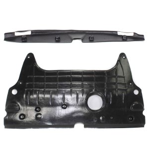 Engine Splash Shield Set for 2006-2007 Hyundai Sonata, Front and Rear Under Cover, Compatible with 2.4L/3.3L Engine, Replacement