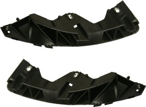 Front Bumper Bracket Pair/Set for Infiniti G35 (2007-2008), G37 (2009-2012), Q40 (2015-2015), Sedan, Right (Passenger) and Left (Driver) Side Stiffener, Bumper Side Replacement