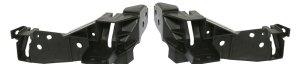 Headlight Bracket Pair/Set for Infiniti G35 (2007-2008) and G37 (2009-2013), Right (Passenger) and Left (Driver) Side, Plastic, Replacement