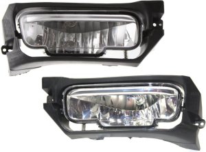 Front Fog Light Assembly for Mercury Grand Marquis 2006-2011, Right (Passenger) and Left (Driver), Replacement Pair/Set