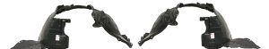 Front Fender Liner Pair/Set for 2002-2008 Cooper Convertible/Hatchback, Right (Passenger) and Left (Driver) Replacement