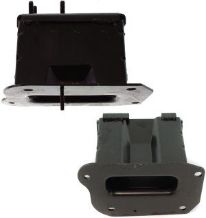 Front Bumper Bracket Pair/Set for Nissan Murano 2009-2014 Right (Passenger) and Left (Driver) Stay, Excluding CrossCabriolet Model - Replacement