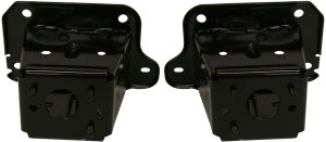 Pair/Set - Front Bumper Bracket for Nissan Maxima 2009-2014, Right (Passenger) and Left (Driver), Stay Mounting, Steel Replacement Set