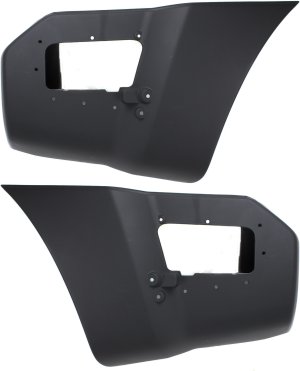 Textured Rear Bumper End for Nissan Xterra 2005-2015, Right (Passenger) and Left (Driver) Replacement Pair/Set