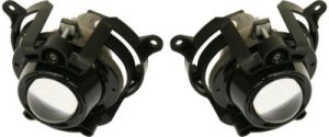 Front Fog Light Assembly Pair/Set for 2007-2009 Buick Aura & 2013-2016 Encore, Right (Passenger) and Left (Driver), Replacement