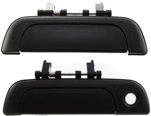 Front and Rear Door Handle Left (Driver) Set of 2 for Suzuki Esteem 1995-2002, Outside Replacement Set