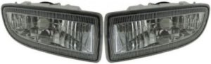 Front Fog Light Assembly for Toyota Land Cruiser 1998-2005, Right (Passenger) and Left (Driver), Replacement Pair/Set
