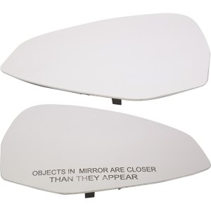 Mirror Glass Replacement Pair/Set for Audi S4 (2017-2021) & S5 (2018-2021) Right (Passenger) and Left (Driver), Heated, with Backing Plate, without Auto-Dimming