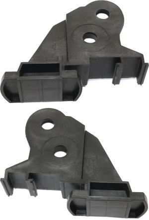 Front Bumper Bracket Pair/Set for BMW 3-Series 2002-2005, Right (Passenger) and Left (Driver) Support, Guide with Sport Package, Sedan/Wagon, Plastic Replacement, Models: for 320i, 325i, 330i.