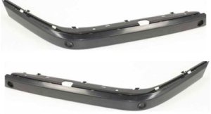 Front Bumper Molding Pair/Set for BMW 7-Series 1995-2001, Right (Passenger) & Left (Driver) Side, Outer, Primed (Ready to Paint) Replacement Models: for 740i, 740iL, 750iL.