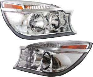 Headlight Assembly for Buick Rendezvous 2004-2007, Right (Passenger) and Left (Driver), Halogen Replacement Pair/Set