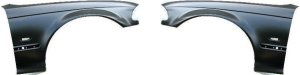 Front Fender Pair/Set for BMW 3-Series 1999-2001, Right (Passenger) and Left (Driver), Sedan/Wagon, Primed (Ready to Paint) Replacement 318i, 320i, 323i, 325i, 328i, 330i
