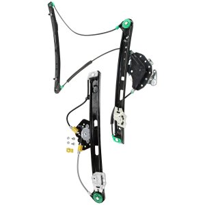 Front and Rear Window Regulator for BMW 3-Series 2000-2005 Right (Passenger), Power Without Motor, Replacement Set Specific Models: for 320i, 325i, 330i.