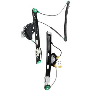 Front and Rear Window Regulator Set for BMW 3-Series 2000-2005, Left (Driver), Power, Without Motor, Replacement Models: for 320i, 323i, 325i, 330i, M3