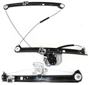 Front and Rear Window Regulator Power Set for BMW X5 2000-2006, Left (Driver) Side, without Motor, Replacement