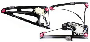 Front and Rear Window Regulator Set with Power Motor for BMW 7-Series 1995-2001 Right (Passenger) Side Replacement, Models: for 725tds, 728i, 730i, 735i, 740i, 750i.