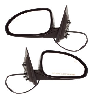 Mirror Pair/Set for Buick Enclave 2008-2017 Right (Passenger) and Left (Driver), Power, Manual Folding, Heated, Paintable, with Signal Light, without Memory Replacement