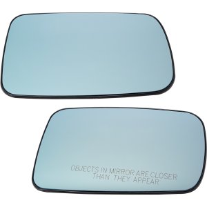 Heated Mirror Glass Pair/Set for BMW 3-Series Models (1999-2006) and 7-Series Models (2002-2008), Right (Passenger) and Left (Driver), with Backing Plate, Convertible/Coupe, Replacement