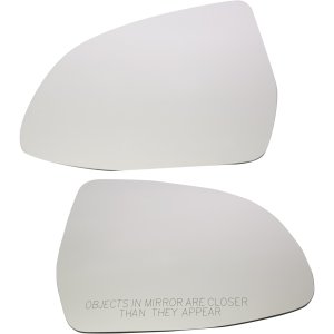 Pair/Set - Heated Mirror Glass for BMW X3 (2015-2017) / X4 (2015-2018), Right (Passenger) and Left (Driver), Without Blind Spot Detection - Replacement Set