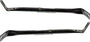 Front Bumper Bracket Pair/Set for Chevrolet S10 Pickup 1982-1993 / S10 Blazer 1983-1994, Right (Passenger) and Left (Driver), Outer Brace, Replacement