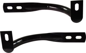 Front Bumper Bracket Pair/Set for 2000-2006 Cadillac Escalade, Chevrolet Suburban 1500, Chevrolet Tahoe, GMC Yukon, GMC Yukon XL 2500 - Includes Right (Passenger) and Left (Driver) Outer Brace, Replacement