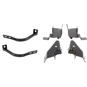 Front Bumper Bracket Pair/Set for Chevrolet Silverado 1500, 2003-2006, Right (Passenger) and Left (Driver), Fits Base/LS/LT Models, Replacement