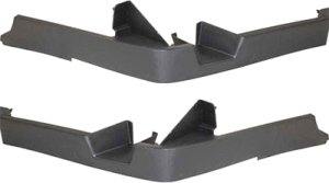 Front Bumper Filler Pair/Set for Chevrolet Avalanche (2002-2006), Silverado (2003-2006 & 2007 Classic), Right (Passenger) and Left (Driver) Side, Replacement